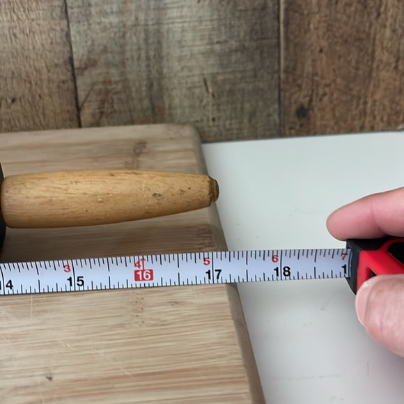 Vintage painted decorative rolling pin - Picture 5 of 5